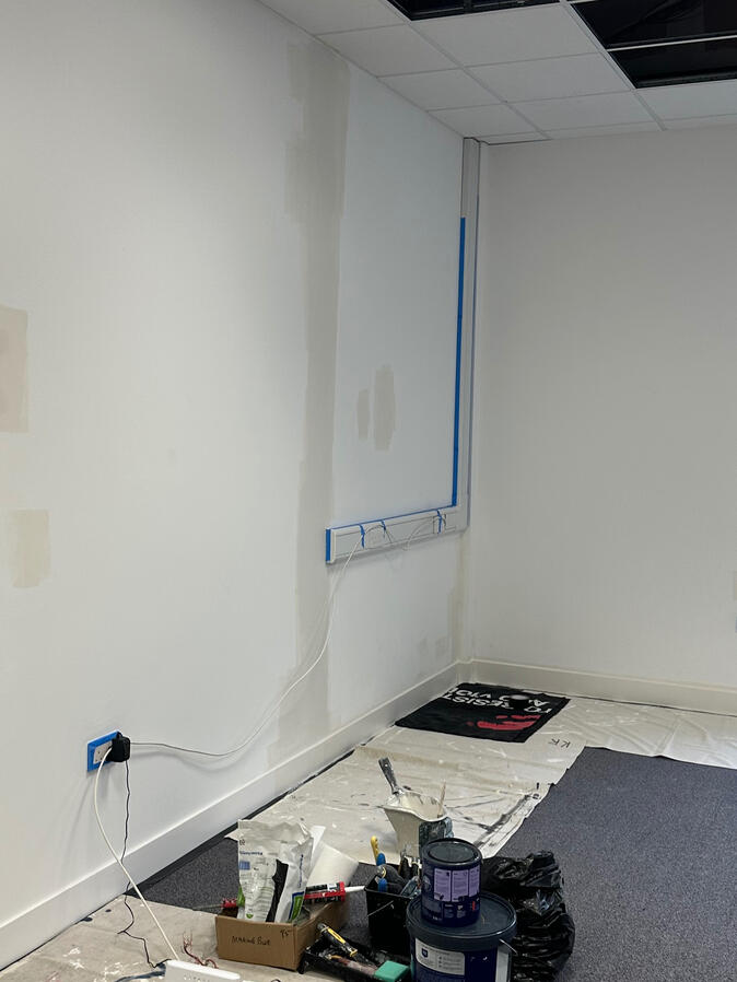 Commercial office in Buckingham redecorated Commercial office in Buckingham redecorated