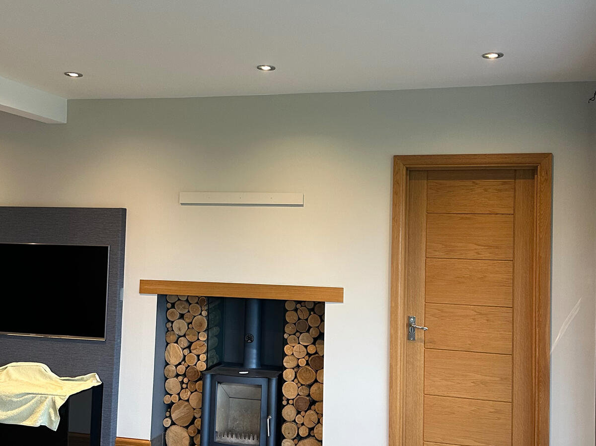 Residential living room and kitchen in Buckingham painted and decorated Residential living room and kitchen in Buckingham painted and decorated