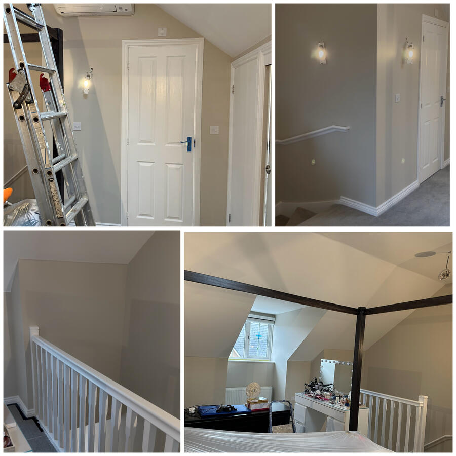 Residential interior painting in Buckingham including walls and woodwork Residential interior painting in Buckingham including walls and woodwork