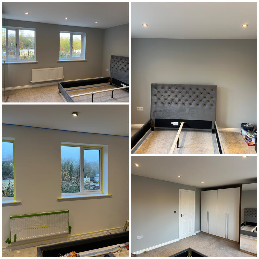 Interior house painting in Buckingham with freshly painted walls and ceiling Interior house painting in Buckingham with freshly painted walls and ceiling