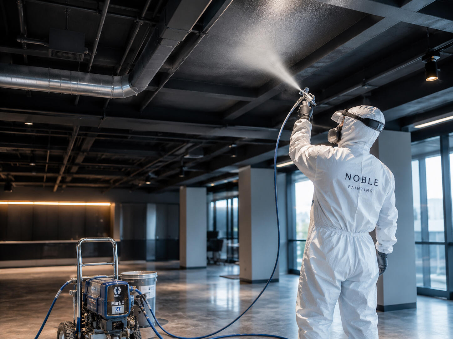 Noble Painting | High-End Commercial Painting & Spraying London Bespoke commercial painting, decorating, and architectural spraying across London, Buckinghamshire & Oxfordshire. Premium finish guaranteed. Book a consultation.